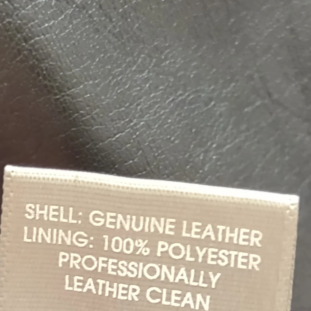 Black leather gloves